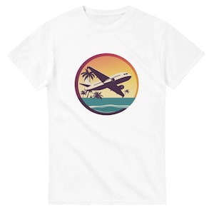 Holiday Travel Beach II Travel Collection Heavyweight Unisex Crewneck T-shirt | Gildan® 5000