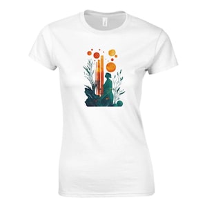 Risograph Art of Travel II Classic Womens Crewneck T-shirt