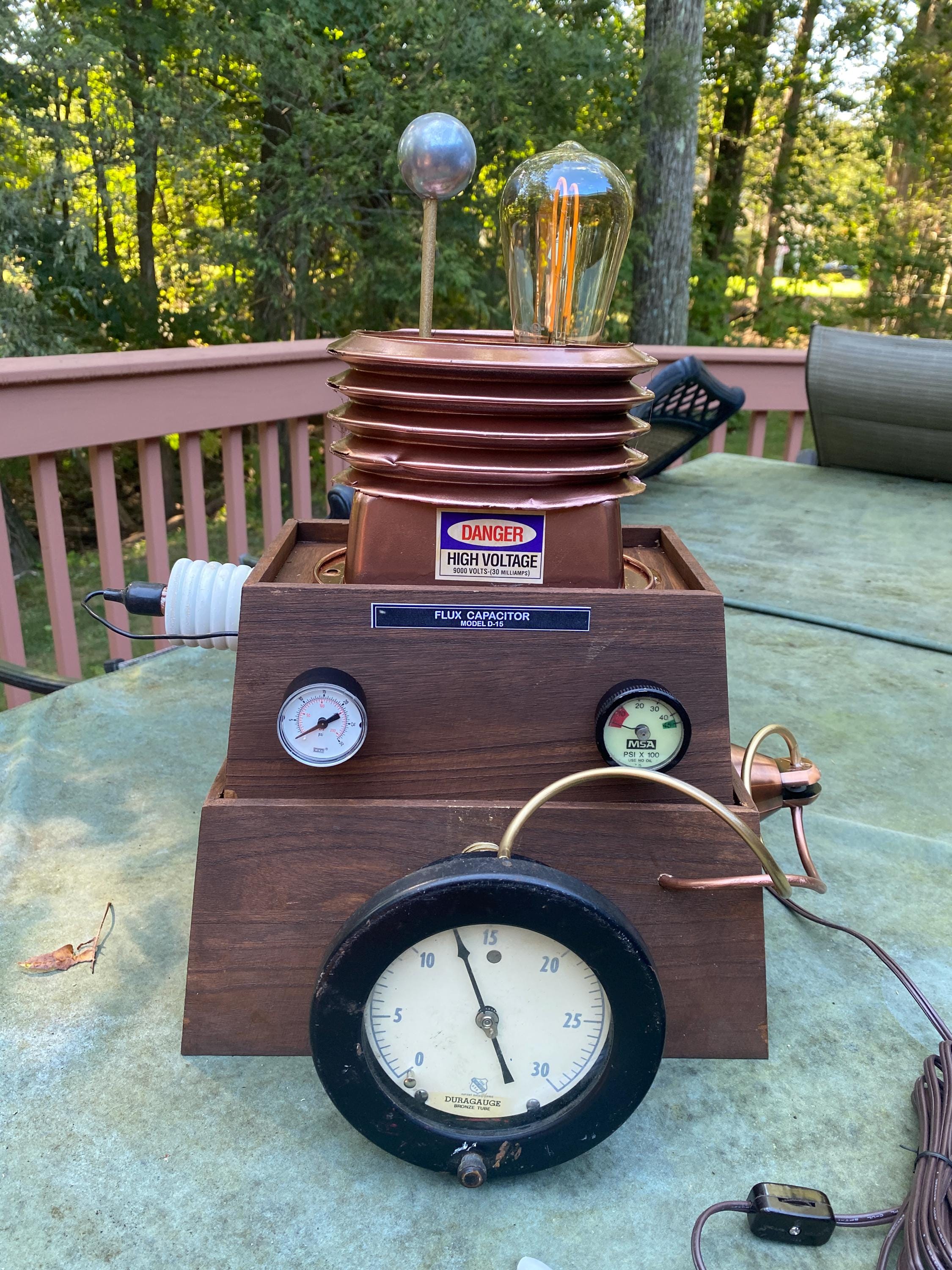 Flux Capacitor Model D-15 Frankenstein Labs - Etsy