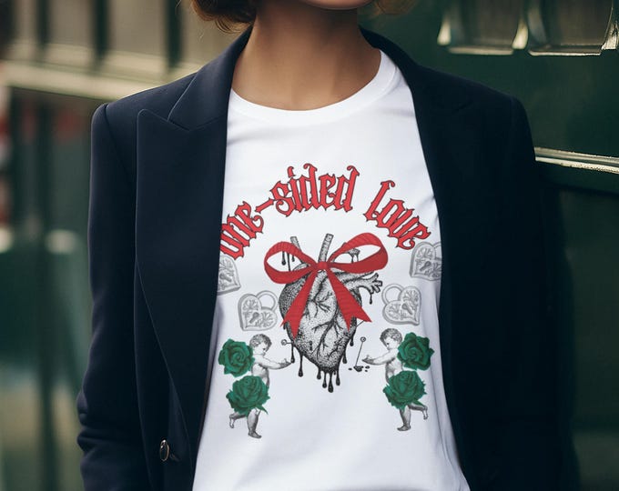 Goth soft shirt – Gothic heart