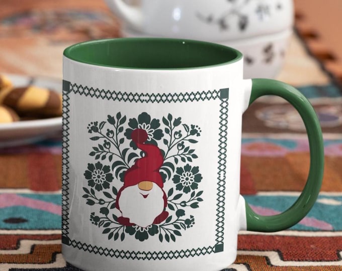 Funny coffee mug-High-quality ceramic,Christmas Gnome Mug