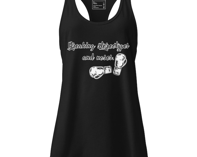Women's Boxing Tank Top-boxing gift, Women’s racerback boxing tank top