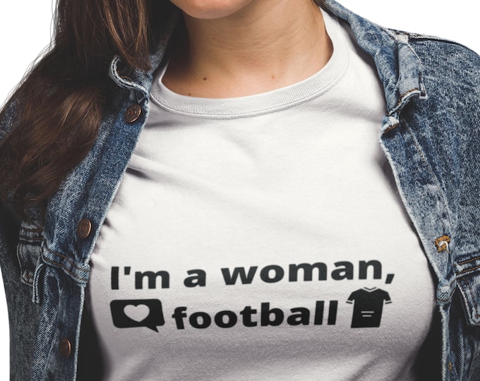Football lover gift for her- T-Shirt Style and Comfort