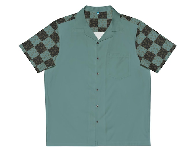 Tropical Men's Hawaiian Shirt – Style Estival Inoubliable,Summer Style, Beachwear, Vacation Outfit, Casual Summer Shirt, Relaxed Fit Shirt