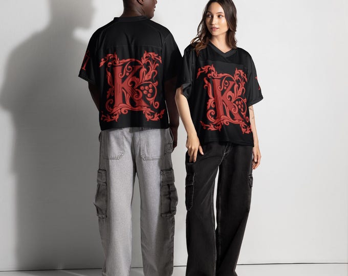 Custom Boxy Football Jersey ,oversized- Unique and Bold Fashion Piece | urban fashion