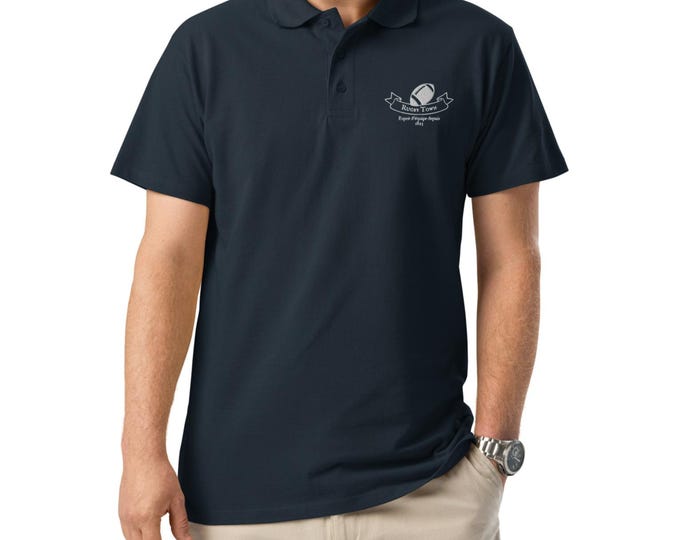 Premium Embroidered pique polo shirt, casual wear – Rugby Heritage Collection