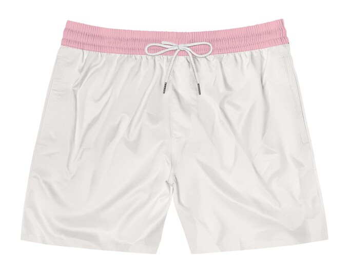 Men's Stylish Mid-Length Swim Shorts, Comfortable Beachwear, Perfect for Summer, Vacation, Pool Parties, Water Sports, Relaxation