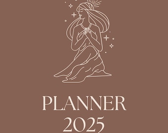 Bundel digitale planner en kalender 2025 bewerkbaar en afdrukbaar
