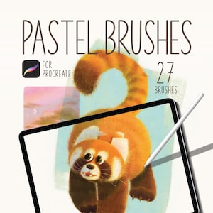 Pastels Brush Set, Procreate pastel Brushes, Procreate Illustration Brushes, iPad Brushes, Painting Kit, Procreate Brushes, Paper Texture