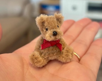Steiff Teddy Bear Blond Mohair 664403 .height 10.25