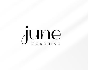 Premade Logo Design | Coaching logo | Coach Branding | Minimal Feminine Logo | Business Coach | Life coaching logo
