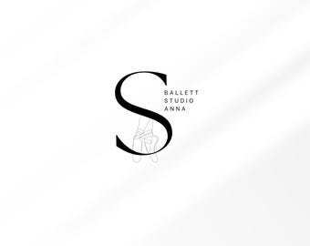 Ballet Shoes Logo - Ballet Studio Logo | Dance Studio Logo | Ballerina logo | Modern Logo Template | Premade Logo | Elegant logo