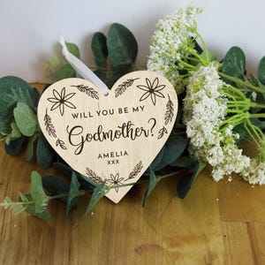 Você será minha madrinha, presente personalizado para padrinhos, presentes de batizado de madeira