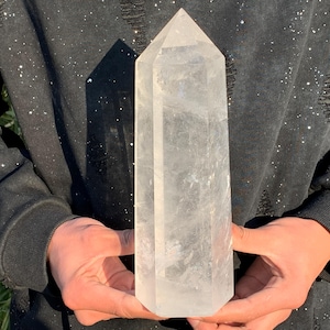 Natural Clear quartz,quartz crystal,hand carved,Crystal obelisk specimen,Wand Point healing,crystal tower,Home Decoration Crystal Gifts