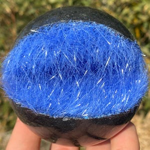 Magnetite Specimen,quartz crystal,hand carved,Crystal Sphere Cluster,Blue copper ore,Goethite,Home Decoration
