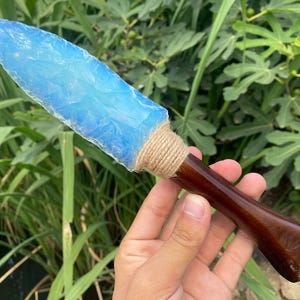 9.9&quot; Opal quartz,quartz crystal,hand carved,knife specimen,Opal crystal knife,Home Decoration Crystal Gifts
