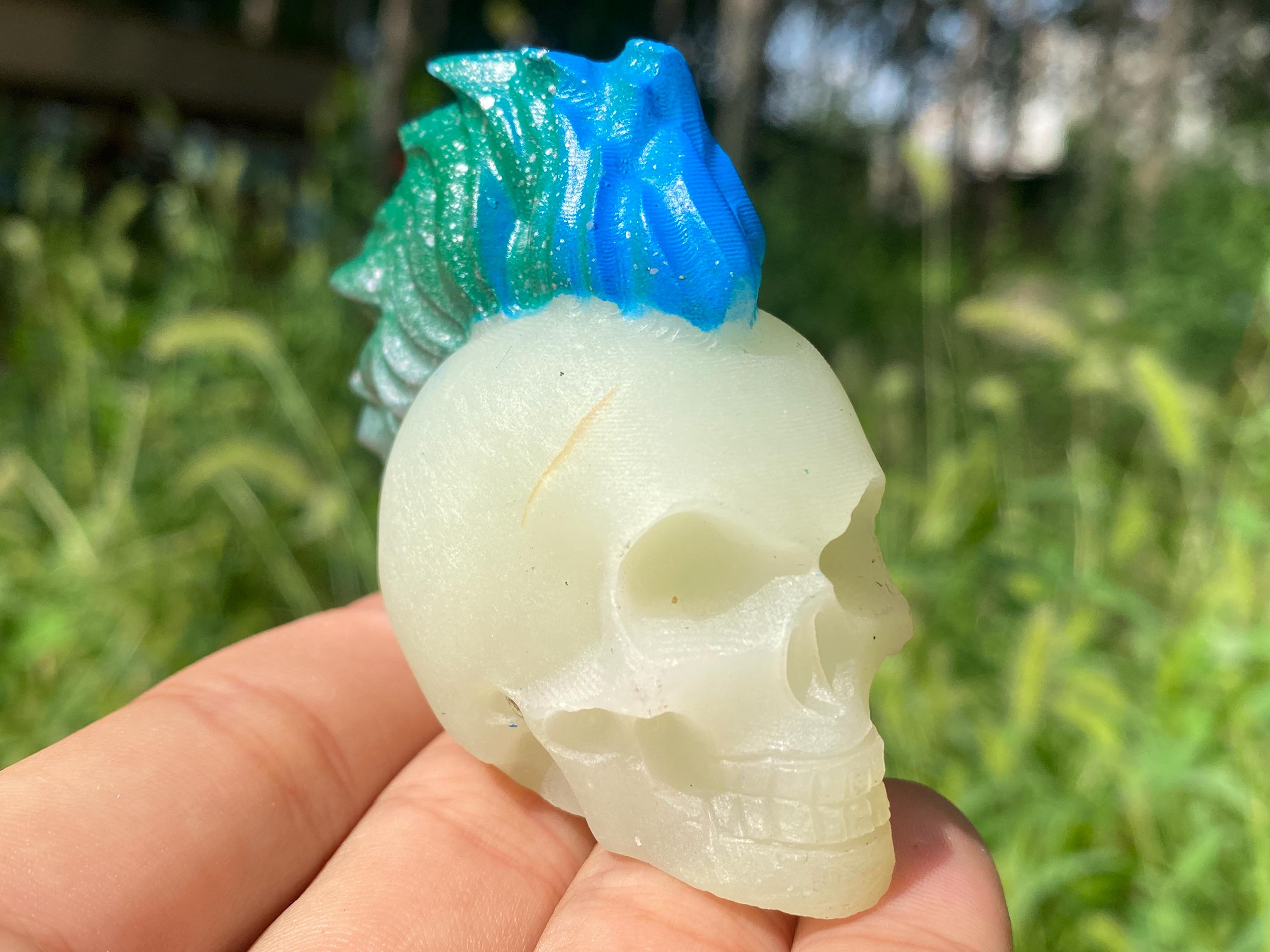 Hand Carved Afghanistan Jade Crystal Skull: Home Decor (2.7'') - Etsy