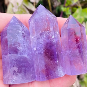 Natural amethyst quartz,quartz crystal,hand carved,Crystal obelisk specimen,Wand Point healing,crystal tower,Home Decoration Crystal Gifts