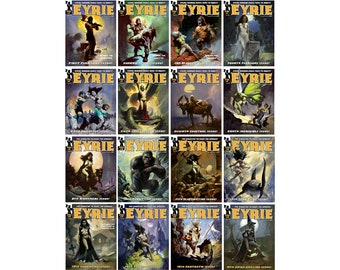 EYRIE MAGAZINE Complete Collection of Horror Comics!  Issues #1-16