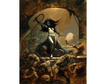 DUNGEON HERRIN! 16x20 Fantasy Monsters GIANT Art Print von Mike Hoffman