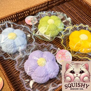 Handmade Blossom Squishy – Cute, Soothing, and Incredibly Soft/ taba squishy/ kawaii squishy/ handmade squishy/ stressrelief toys/ fungift