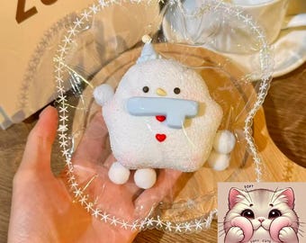 愛らしい雪だるまのスクイーズ クリスマスプレゼント | ストレス解消に最適！ストレス解消スクイーズ | 持ち運びに便利なスクイーズおもちゃ