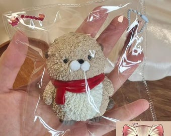 Cute sloth squishy toy , kawaii animal squishy , handmade silicone stress relief toy, soft squeeze gift