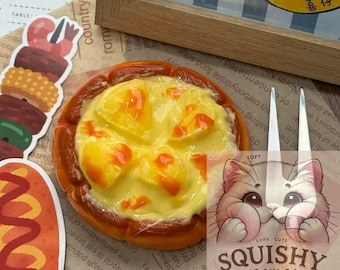 Pizza Series Squishy – Soft & Satisfying, Realistic Ramen Toy| Food Squishy| Fidget Toy| Foodie Squishy| Squishy For Anxiety| Kawaii Food