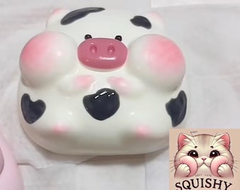 豚の顔の形をした、握って遊べるストレス解消感覚刺激おもちゃ - Etsy 日本