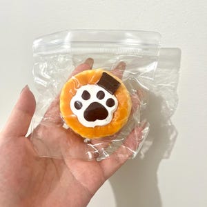 Chocolate Cat Paw Squishy – Cute, Soothing, and Incredibly Soft/ taba squishy/ kawaii squishy/ handmade squishy/ stressrelief toys/ fungift