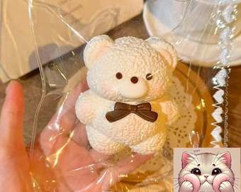 Cute little bear Squishy –  Cute Stress Relief Toy| Weird Stress Toy| Foot Fetish Gift| Oddly Satisfying Toy| Funny Desk Toy| key charm