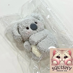 Juguetes blandos de textura suave con forma de koala y capibara para aliviar el estrés, linda almohada sensorial de animales, juguete de conejo kawaii de crecimiento lento.