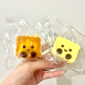 Adorable Little biscuit squishy (80g) Stress Reliever - Cute Kawaii Fidget Toy for Anxiety Relief - Soft Sensory Squeeze Toy /taba squishy