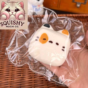 Three colors cat cube Squishy – watery texture 200g /taba squishy/kawaii squishy/gifts for everyone/stress relief toys