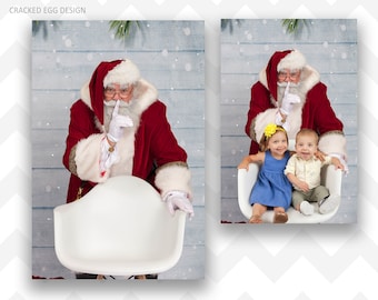 Santa with White Chair, Wood Backdrop, Simple Digital Backdrop, Shhhh!, Newborn Photographer, Photography, Photographer Studio, Jpeg, jpg