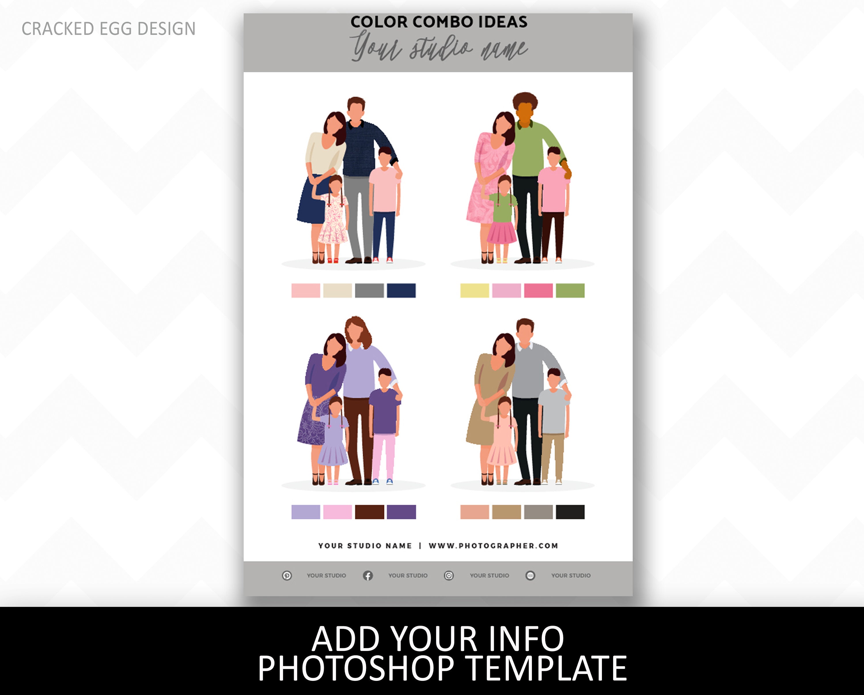 What to Wear Template for Photographers 2 Templates One With image