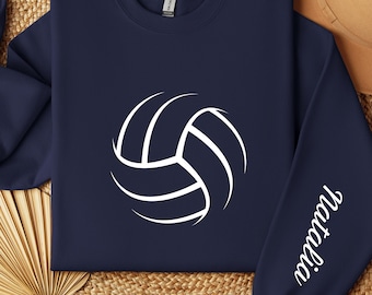 Personalized Volleyball Shirt, Custom Name Tee,  Sport Gift for Her, Athletic Game Day T-Shirt, Practice or Travel Top, Coach or Team Game