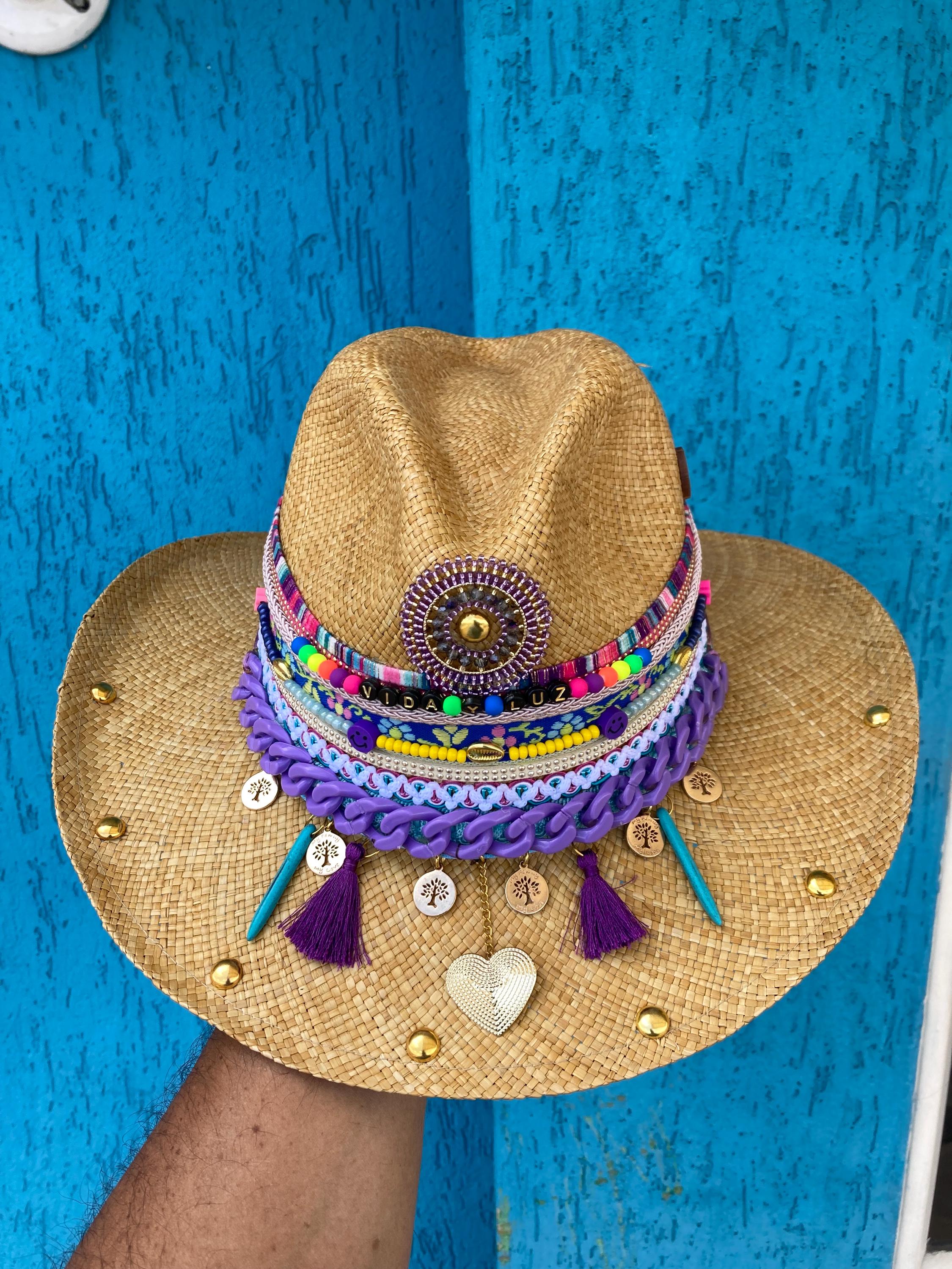 Handwoven Colombian Panama-style Gardeliano Fedora Hat | Size 55 | Unisex Colombia Fedora - Etsy main image 4