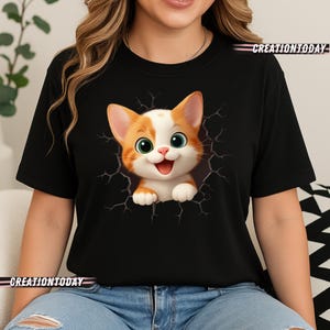 Pet T-Shirt,Cute Cat Shirts,Cat Lover Gift,Funny Cat Tee,Comfort Colors,Trendy shirts.