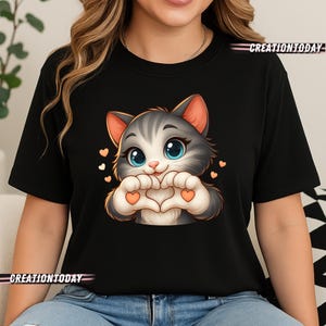Cute Cat T-Shirt,Funny Cat Tee,Cat Lovers gift,Cat Mom Shirt,Pet tshirt,Comfort Colors,Graphic Tee.