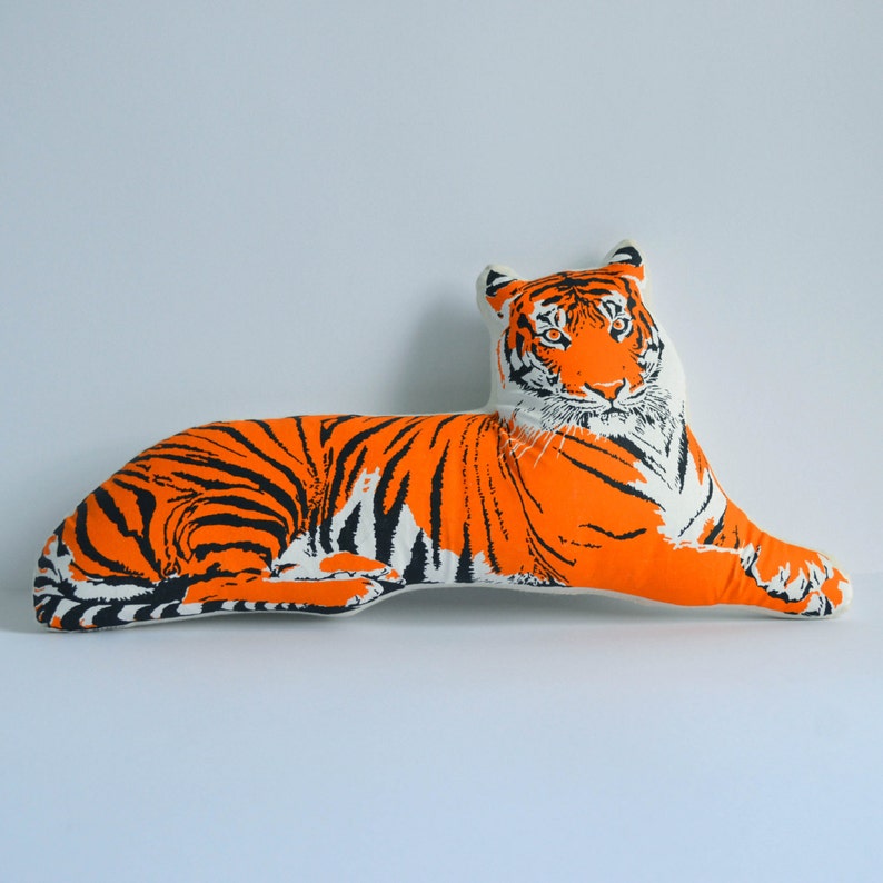 Silkscreen Tiger Pillow Etsy