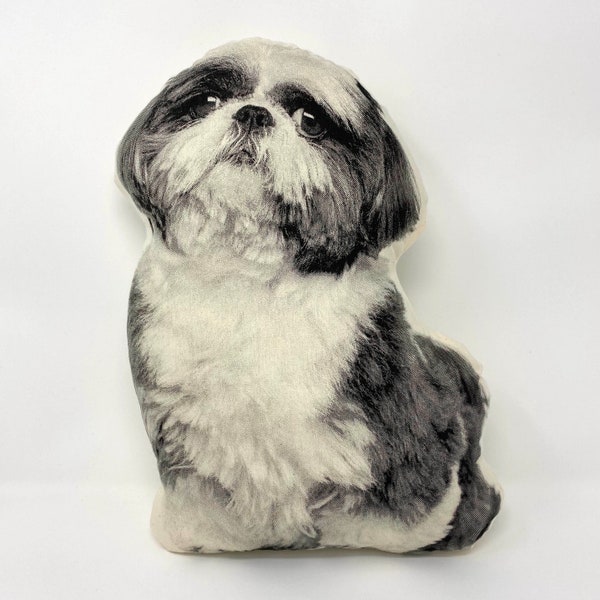 Silkscreen Shih Tzu Pillow