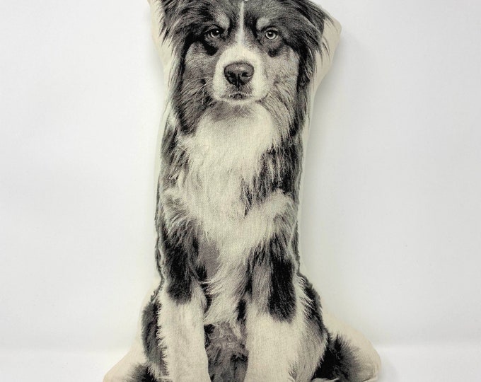 Silkscreen Australian Shepherd Pillow