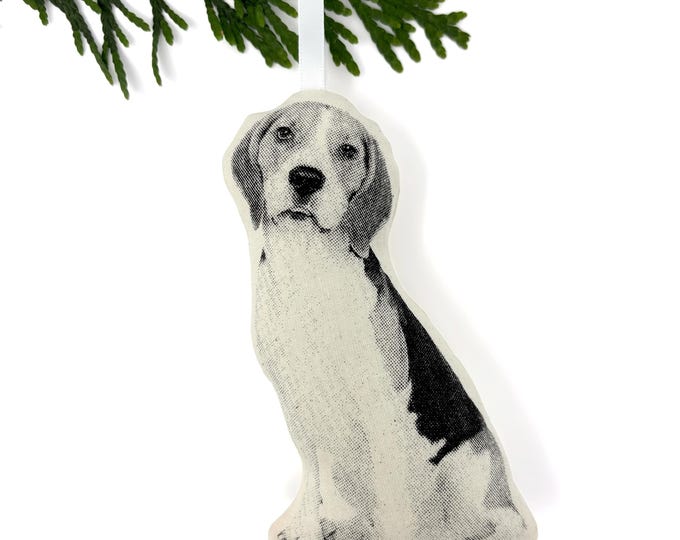 Silkscreen Beagle Ornament