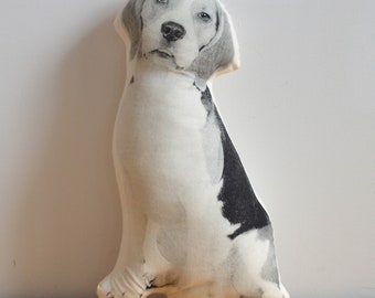 Silkscreen Beagle Pillow