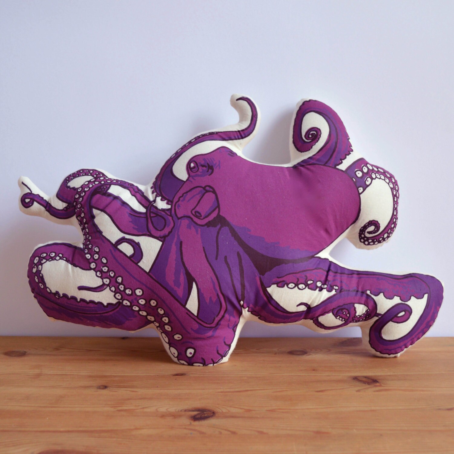 Silkscreen Octopus Pillow
