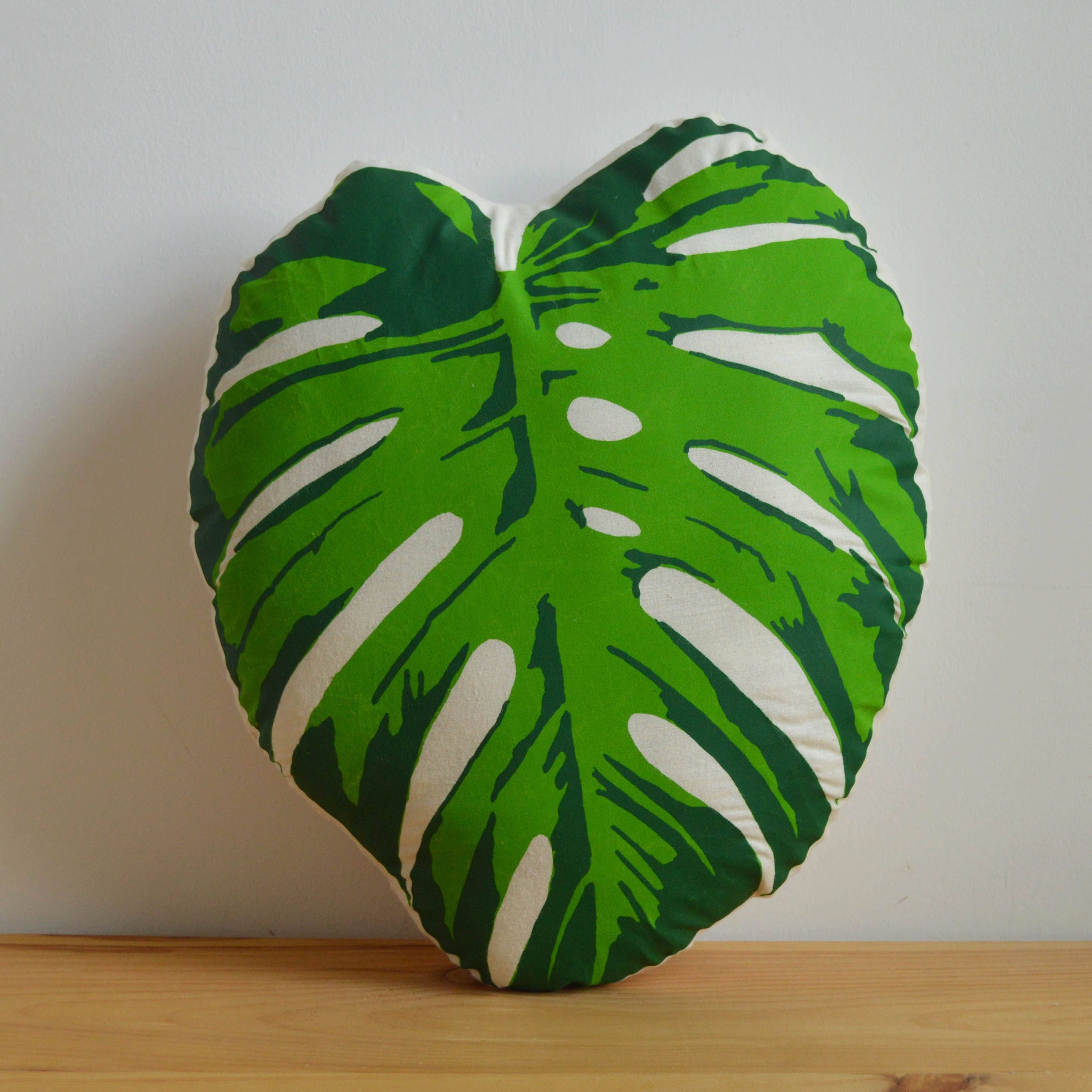 monstera pillow
