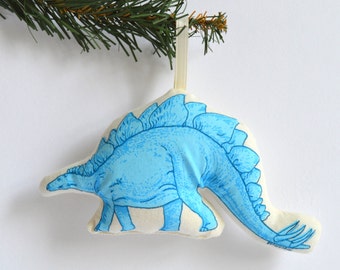 Silkscreen Stegosaurus Ornament