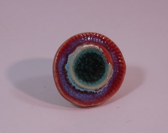 Fantastic Spheres Hand Made Ceramic and Glass Drawer Pulls sets are MADE TO ORDER 2-3wks