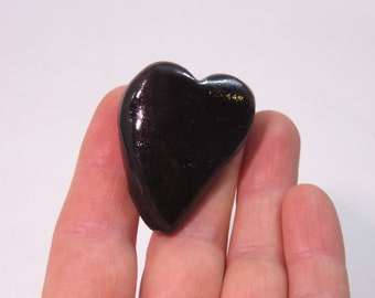 Pitch Black Heart hand made drawer pulls ...sets are MADE TO ORDER 2-3wks